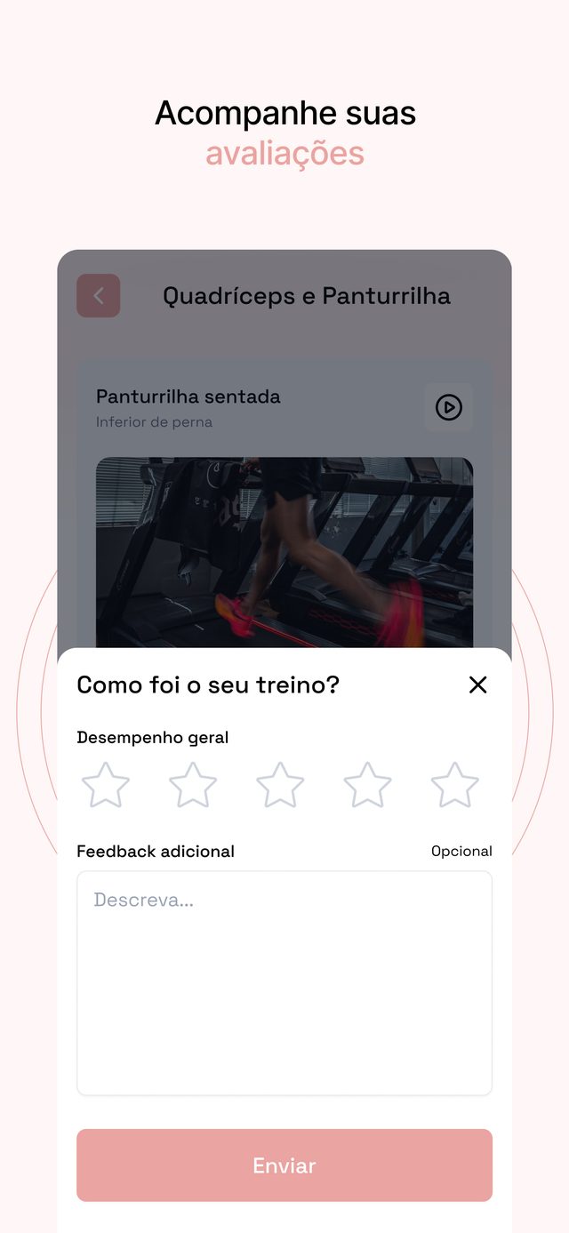 Tela do app Isa Pecini Team